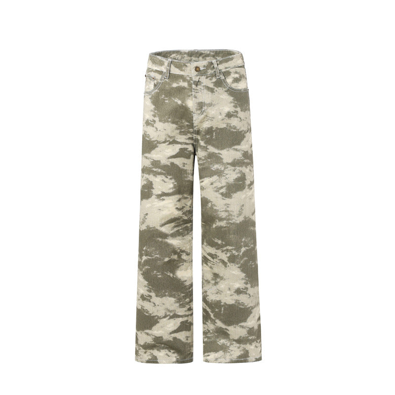 camo baggy jeans